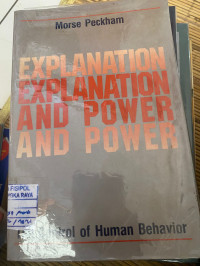 Image of EXPLANATION AND POWER