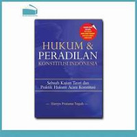 Image of HUKUM DAN PERADILAN KONSTITUSI INDONESIA
