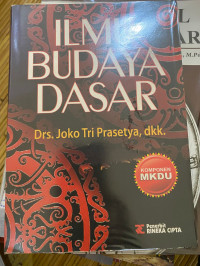 Image of ILMU BUDAYA DASAR