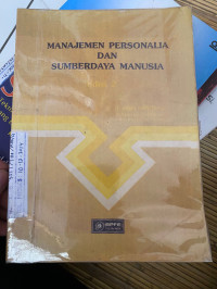 Image of MANAJEMEN PERSONALIA DAN SUMBERDAYA MANUSIA