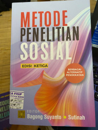 Image of METODE PENELITIAN SOSIAL