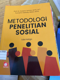 Image of METODOLOGI PENELITIAN SOSIAL