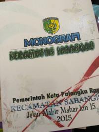 Image of MONOGRAFI KECAMATAN SABANGAU