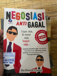 Image of NEGOSIASI ANTI GAGAL