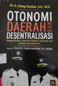 Image of OTONOMI DAERAH DAN DESENTRALISASI