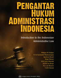 Image of PENGANTAR HUKUM ADMINISTRASI INDONESIA