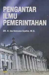 Image of PENGANTAR ILMU PEMERINTAHAN