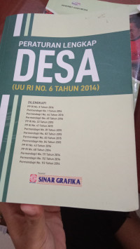 Image of PERATURAN LENGKAP DESA