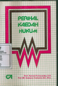 Image of PERIHAL KAEDAH HUKUM