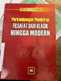 Image of PERKEMBANGAN PEMIKIRAN FILSAFAT DARI KLASIK HINGGA MODERN