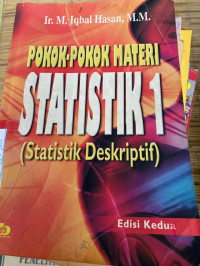Image of POKOK-POKOK MATERI STATISTIK 1 (STATISTIK DESKRIPTIF)