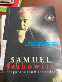 Image of SAMUEL LEIBOWITZ PENGACARA KAUM TERTINDAS