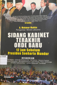 Image of SIDANG KABINET TERAKHIR ORDE BARU