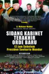 Image of SIDANG KABINET TERAKHIR ORDE BARU