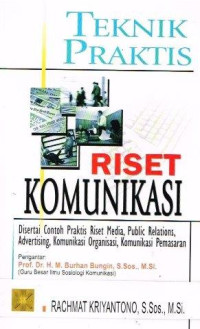 Image of TEKNIK PRAKTIS RISET KOMUNIKASI